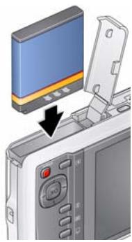KODAK M420 - Loading and charging the battery - 1