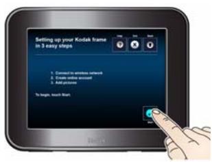 KODAK PULSE DIGITAL FRAME - Using the network setup wizard - 1