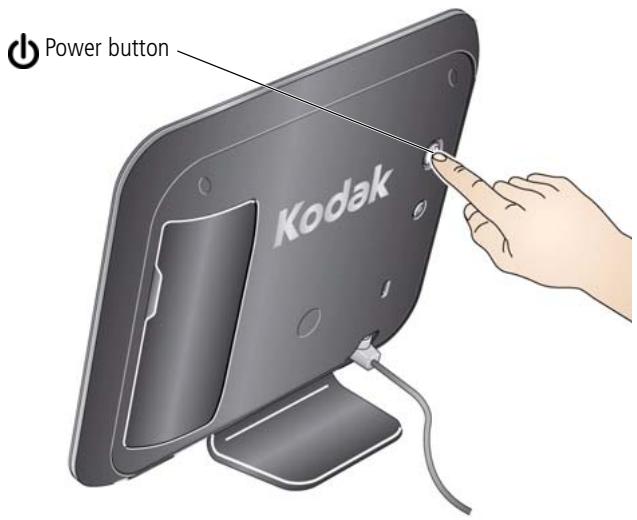 KODAK PULSE DIGITAL FRAME - Turning your frame on and off - 1