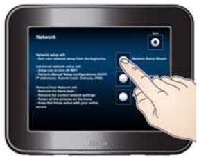 KODAK PULSE DIGITAL FRAME - To open the network setup wizard later - 3
