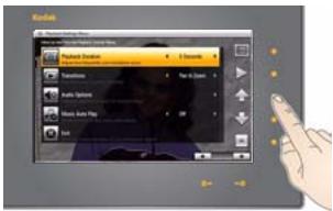 KODAK S730 - Accessing menu options - 1