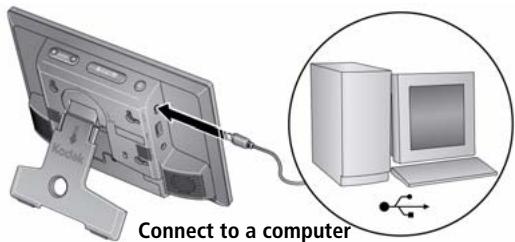 KODAK S730 - Connecting a computer or USB device - 1