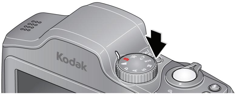 KODAK Z915 - Turning on the camera - 1
