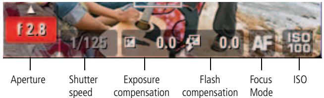 KODAK Z950 - Changing P, A, S, or M mode settings - 1