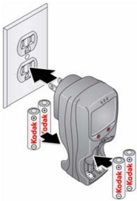 KODAK Z980 - Charging and loading the batteries - 1