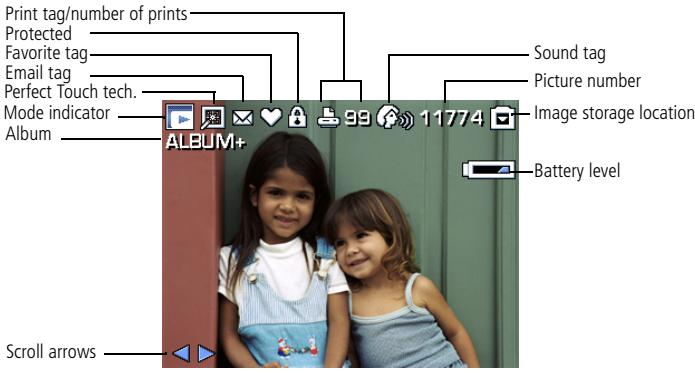 KODAK ZD710 - What the review icons mean - 1