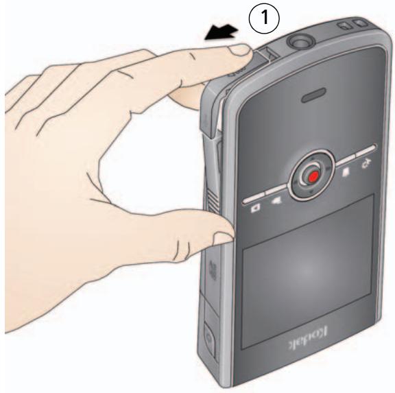 KODAK ZI8 - Accessing the USB - 1