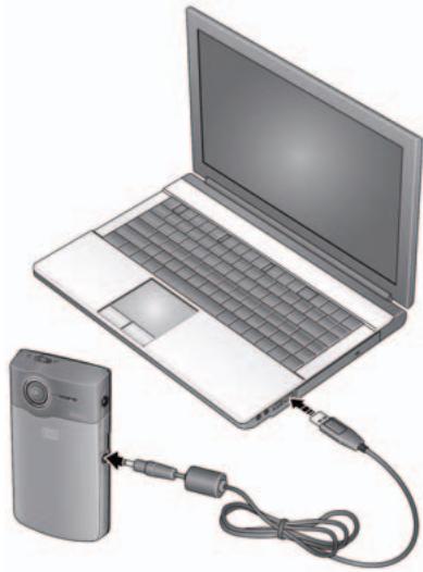 KODAK ZI8 - Charging using USB (approximately 4 hours) - 2