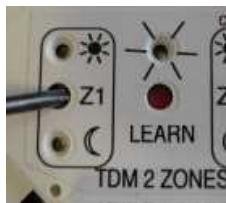 ATLANTIC BOITIER MURAL CENTRAL - Pour créer la zone 1 : - 2