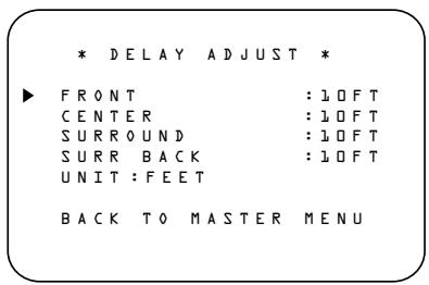 HARMAN KARDON AVR 230 - Delay Settings - 1
