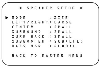 HARMAN KARDON AVR 235 - Speaker Setup - 1