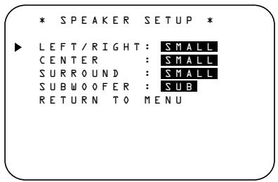 HARMAN KARDON AVR 3000 - Speaker Setup - 1