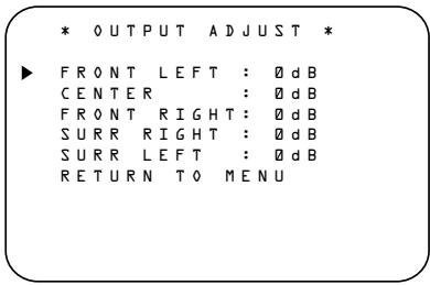 HARMAN KARDON AVR 3550 - Manual Output Level Adjustment - 1