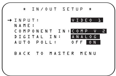 HARMAN KARDON AVR 430 - Input Setup - 1