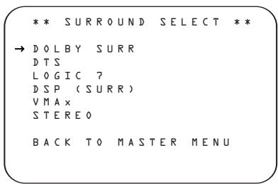 HARMAN KARDON AVR 430 - Surround Setup - 1