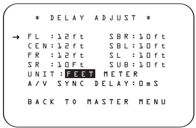 HARMAN KARDON AVR 430 - Delay Settings - 1