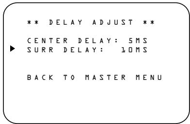 HARMAN KARDON AVR 4500 - Delay Settings - 1