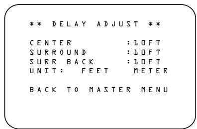 HARMAN KARDON AVR 4550 - Delay Settings - 1