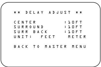 HARMAN KARDON AVR 5550 - Delay Settings - 1