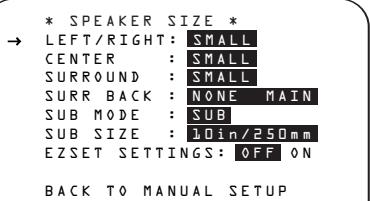 HARMAN KARDON AVR 635 - Speaker Setup - 1