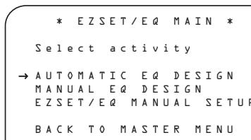 HARMAN KARDON AVR 645 - Using EzSet/EQ - 1