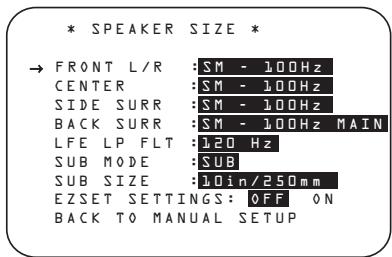HARMAN KARDON AVR 645 - Speaker Size - 1