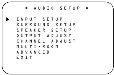 HARMAN KARDON AVR 7000 - Making Configuration Adjustments - 1