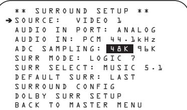 HARMAN KARDON AVR 745 - Surround Setup - 1