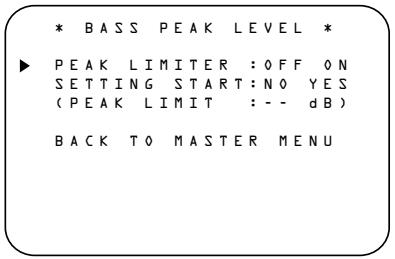 HARMAN KARDON AVR 8500 - Bass Peak Limiter - 1