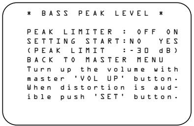 HARMAN KARDON AVR 8500 - Bass Peak Limiter - 2