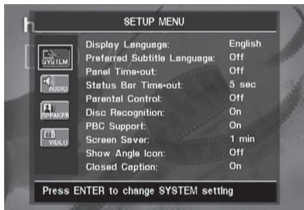 HARMAN KARDON CINEFORTUNE 11 - System Settings - 1