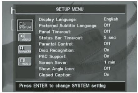 HARMAN KARDON CINESPECIAL - Réglages système - 1