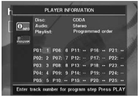 HARMAN KARDON CINESPECIAL - Utilisation du menu player information - 3