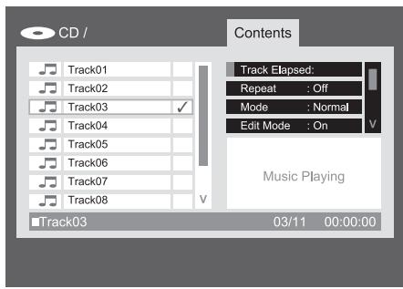 HARMAN KARDON CINESPECIAL 39 PLUS - Programmation d'une liste de lecture à partir d'un CD audio ou d'une source de données - 1