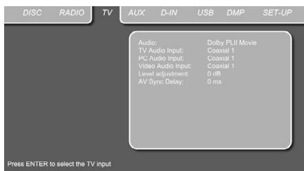 HARMAN KARDON DL 232EX - TV MENU - 1