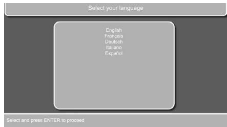 HARMAN KARDON DL 232EX - Setting the language - 1
