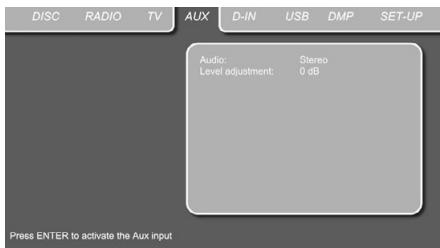 HARMAN KARDON DL 240HD - AUX MENU - 1