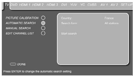 HARMAN KARDON DL 240HD - Automatic Search (For analog TV only) - 1