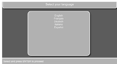 HARMAN KARDON DL 240HD - Selection of country for the sorting sequence - 1