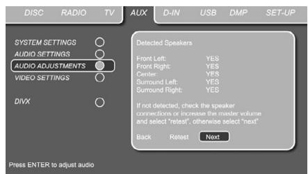 HARMAN KARDON DL 646HD - Automated Speaker Setup Using EzSet/EQ - 5