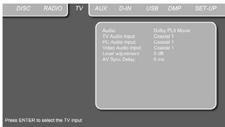 HARMAN KARDON DL 646HD - TV MENU - 1