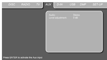 HARMAN KARDON DL 646HD - AUX MENU - 1