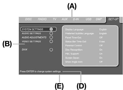 HARMAN KARDON DL 646HD - General Functionality of the User Interface - 1