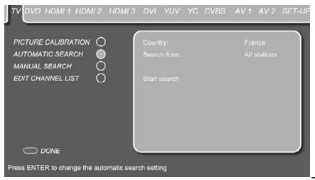 HARMAN KARDON DL 646HD - Automatic Search (For analog TV only) - 1