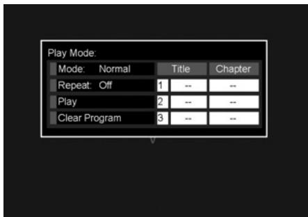 HARMAN KARDON DMC 250 - Programming a Playlist From a DVD or VCD - 1