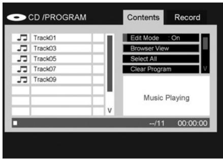 HARMAN KARDON DMC 250 - Programming a Playlist From an Audio CD or Data Source - 6