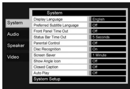 HARMAN KARDON DMC 250 - System Settings - 1