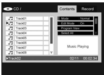 HARMAN KARDON DMC 250 - Programming a Playlist From an Audio CD or Data Source - 4