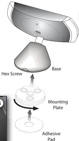 HARMAN KARDON DRIVE + PLAY 2 [HK-DP2EU] - Mounting With Adhesive Pad - 1