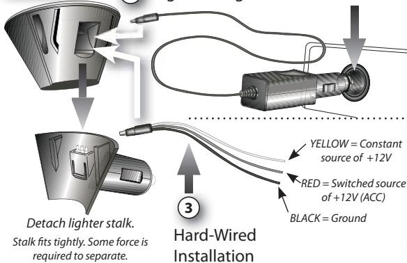 HARMAN KARDON DRIVE + PLAY 2 [HK-DP2EU] - Connections to the Cigarette Lighter Hub - 3